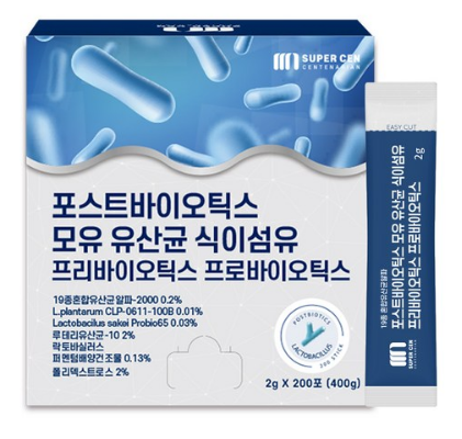 슈퍼쎈 포스트바이오틱스 모유 유산균 식이섬유